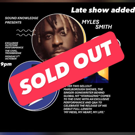 Myles Smith at The Civic - ‘My Mess, My Heart, My Life.’ Outstore - Late Show - SOLD OUT