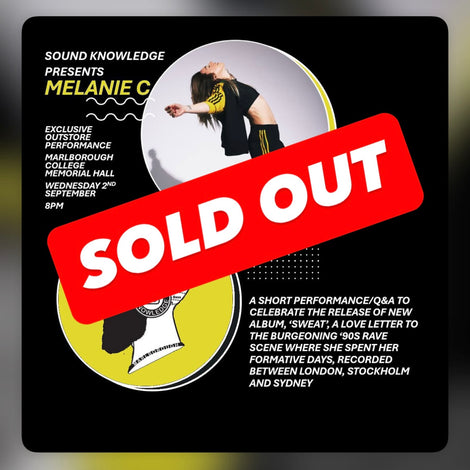 Melanie C at the Memorial Hall - 'Sweat' Outstore - SOLD OUT
