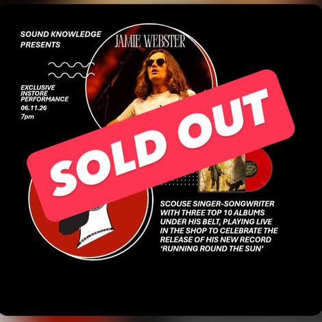 Jamie Webster - Running Round The Sun - Instore - SOLD OUT