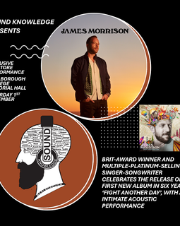James Morrison at the Memorial Hall - 'Fight Another Day' Outstore - SOLD OUT