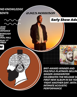 James Morrison at the Memorial Hall - 'Fight Another Day' Outstore - EARLY SHOW