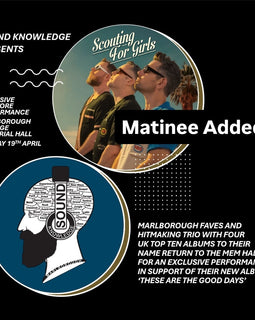 Scouting For Girls at the Memorial Hall - 'These Are The Good Days' Outstore - Matinee