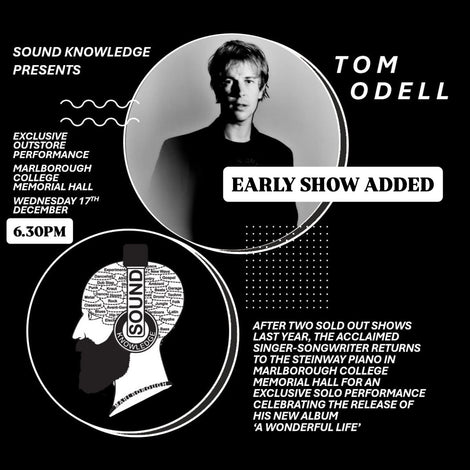 Tom Odell at the Memorial Hall - 'A Wonderful Life' Outstore - EARLY SHOW